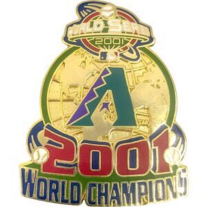 Arizona Diamondbacks 2001 World Series Champions Vintage Pin *NEW*